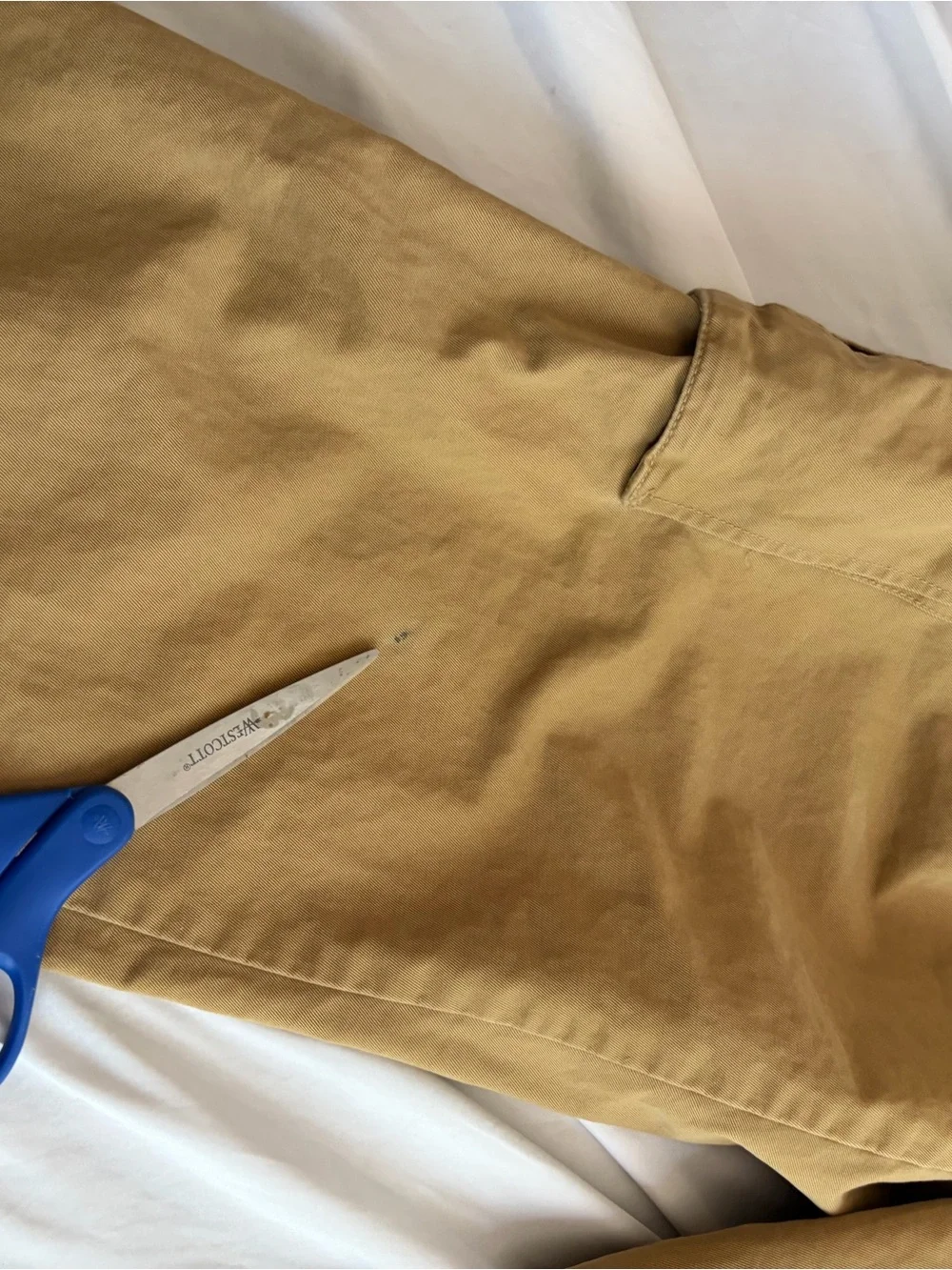 J. Crew Men's Tan Cargo Pants - Utility Style Size 34x34